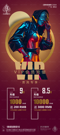 酒吧会员充值海报