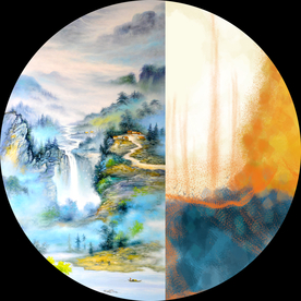 高端意境山水画