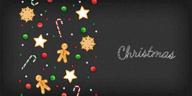 圣诞节元素插画设计