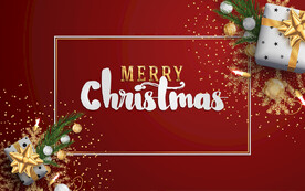 圣诞节元素插画设计