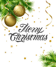 圣诞节元素插画设计