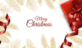 圣诞节元素插画设计