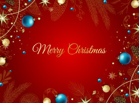 圣诞节元素插画设计