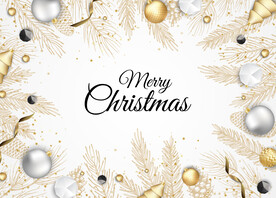 圣诞节元素插画设计