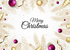 圣诞节元素插画设计