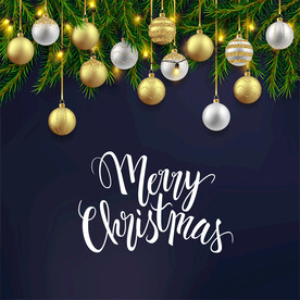 圣诞节元素插画设计