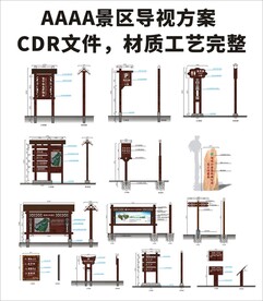 4A景区导视设计