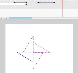 三角形旋转的轨迹动画
