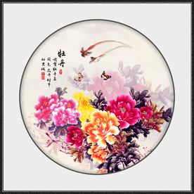 国画牡丹