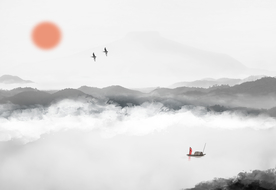 意境山水画