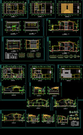 中式四合院建筑图纸