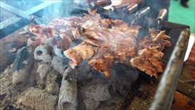 户外烧烤美食烤肉BBQ高清视频