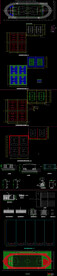 某学校运动场田径场CAD施工图