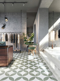 现代意式 瓷砖岩板效果图