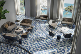 现代意式 瓷砖岩板效果图