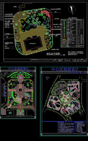 公园绿化CAD规划图