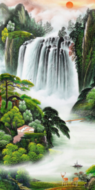 装饰画流水生财