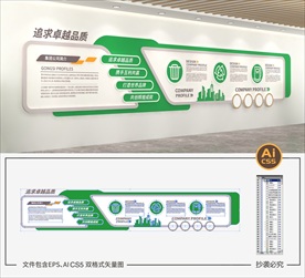 绿色环保文化墙