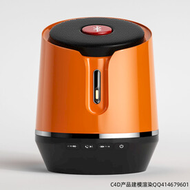 C4D蓝牙音响模型蓝牙音响3D