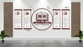 阅览室文化墙