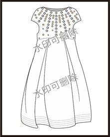 服装设计连衣裙子