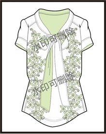 服装设计连衣裙女装款式衬衫T恤