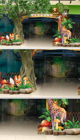 主题乐园卡通大门入口方案