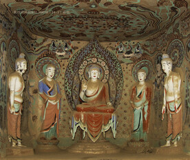 敦煌莫高窟彩塑