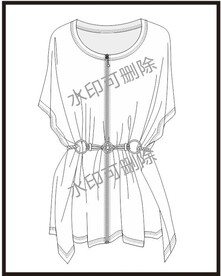 服装设计连衣裙女装款式衬衫T恤