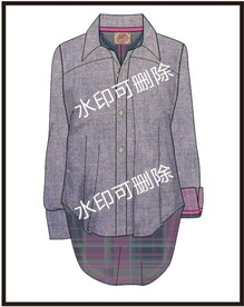 服装设计连衣裙女装款式衬衫T恤