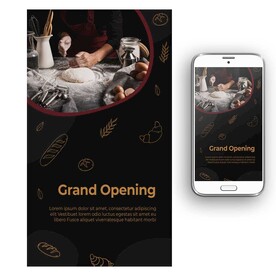 西点面包制作海报