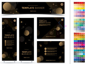 Banner易拉宝手卡海报系列