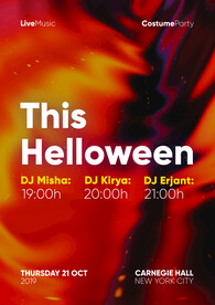 液态流动炫酷几何质感海报系列