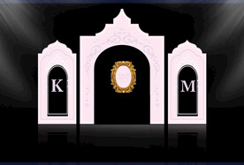 拱门  城堡婚礼背景