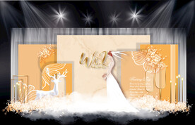 金盏花婚礼效果图