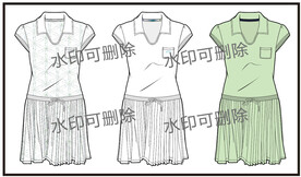 服装设计连衣裙女装款式衬衫T恤