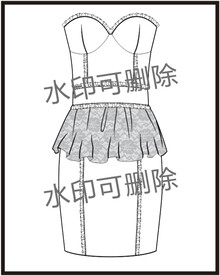连衣裙 工作服 年轻 衬衫 女