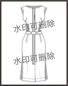 服装设计连衣裙女装款式衬衫T恤