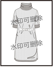 服装设计连衣裙女装款式衬衫T恤