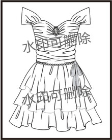 服装设计连衣裙女装款式衬衫T恤