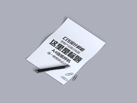 A4纸样机设计