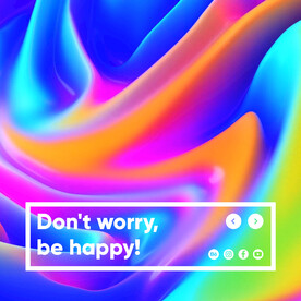 高级幻彩流体高饱和质感海报系列