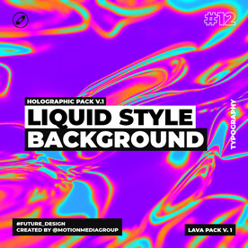 高级幻彩流体高饱和质感海报系列