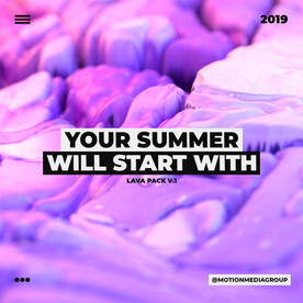 高级幻彩流体高饱和质感海报系列