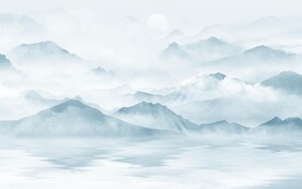 中国风山水意境新画 TIF分层