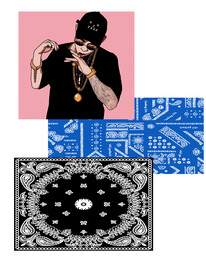 创意几何男人头