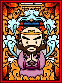 国潮西游记沙和尚插画