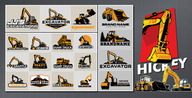  矢量工程机械图标系列