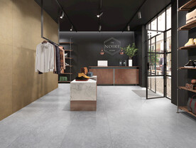 仿古砖瓷砖空间效果图