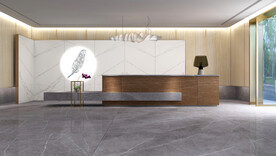 仿古砖瓷砖空间效果图